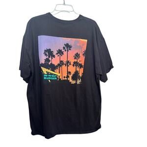 In-N-Out Burger Men's Black Short Sleeve Texas Sunset Graphic T-Shirt Size 2XL